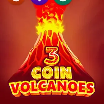 Machine à sous 3 Coin Volcanoes de 3Oaks chez Zeppelin