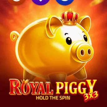 Machine à sous 3x3 Royal Piggy Hold the Spin de Gamzix chez Zeppelin